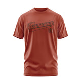 Custom Coral Red Coral Red T-Shirt