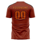 Custom Coral Red Orange Soccer Jersey