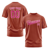 Custom Coral Red Pink T-Shirt