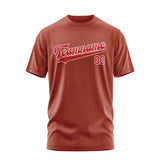 Custom Coral Red Red T-Shirt