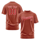 Custom Coral Red Red T-Shirt