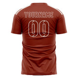 Custom Coral Red Coral Red Soccer Jersey