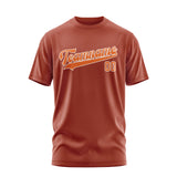 Custom Coral Red Orange T-Shirt