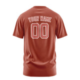 Custom Coral Red Copper Rose T-Shirt