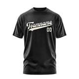 Custom Black Cream T-Shirt