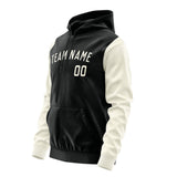 Custom Black Cream Hoodie 1717030317B31803