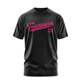 Custom Black Pink T-Shirt