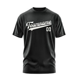 Custom Black White T-Shirt