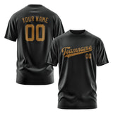 Custom Black Khaki T-Shirt