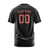 Custom Black Copper Rose T-Shirt