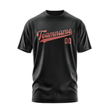 Custom Black Copper Rose T-Shirt
