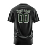 Custom Black Dark Green T-Shirt