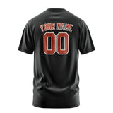 Custom Black Coral Red T-Shirt