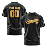 Custom Black Yellow T-Shirt