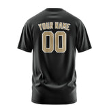 Custom Black Light Khaki T-Shirt