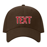 Custom Mocha Crimson Red Hat