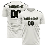 Custom White Olive Soccer Jersey