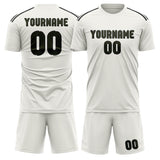 Custom White Olive Soccer Set