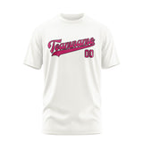 Custom White Pink T-Shirt