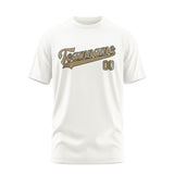 Custom White Light Khaki T-Shirt