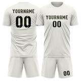 Custom White Olive Soccer Set