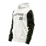 Custom White Olive Hoodie 1818020218B31802