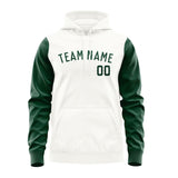 Custom White Green Hoodie 1818050518B31805