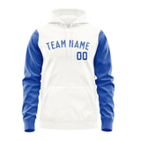 Custom White Sky Blue Hoodie 1818090918B31809