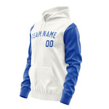 Custom White Sky Blue Hoodie 1818090918B31809