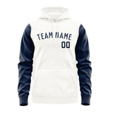 Custom White Blue Hoodie 1818101018B31810