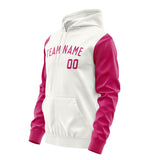 Custom White Pink Hoodie 1818131318B31813