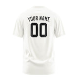 Custom White Black T-Shirt