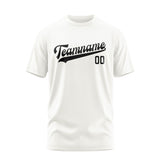 Custom White Black T-Shirt