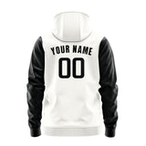 Custom White Black Hoodie 1818171718B31817