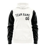 Custom White Black Hoodie 1818171718B31817