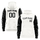 Custom White Black Hoodie 1818171718B31817