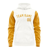 Custom White Yellow Hoodie 1818191918B31819