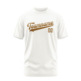 Custom White Khaki T-Shirt