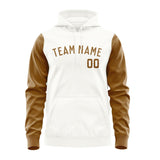 Custom White Khaki Hoodie 1818222218B31822