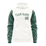 Custom White Blue Green Hoodie 1818272718B31827