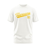 Custom White Gold T-Shirt