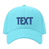 Custom Pale Ice Blue Navy Hat