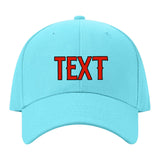 Custom Pale Ice Blue Lavender Gray Hat