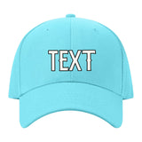 Custom Pale Ice Blue Pale Ice Blue Hat