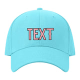 Custom Pale Ice Blue Light Emerald Green Hat