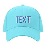 Custom Pale Ice Blue Navy Hat