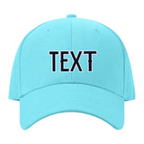 Custom Pale Ice Blue Pale Peach Hat