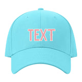 Custom Pale Ice Blue Light Emerald Green Hat 18B21821