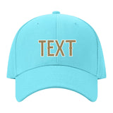 Custom Pale Ice Blue Goldenrod Hat