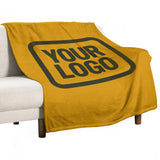 Custom Yellow Dark Olive Blanket
